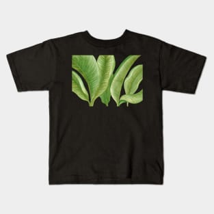 Nature Green Leaves Kids T-Shirt